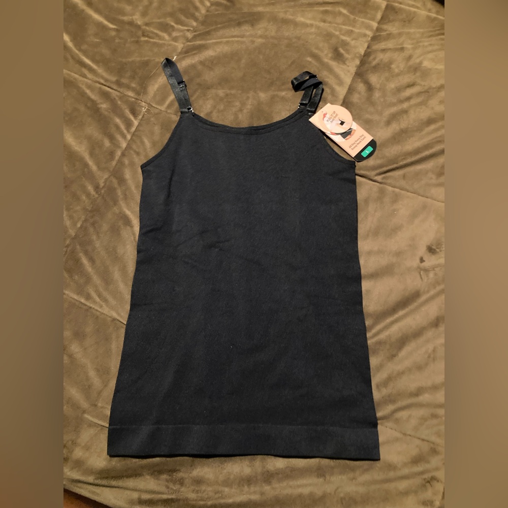 Shapermint brand, size large, all day everyday scoop neck cami, black, new